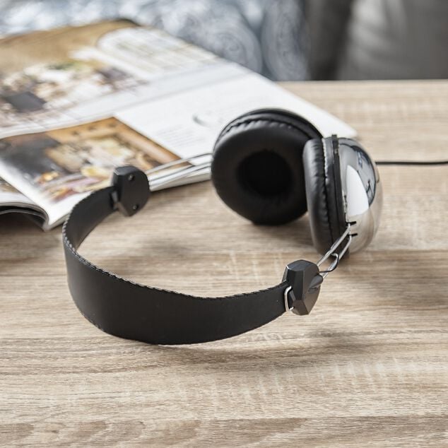 Casque audio noir et gris Homday