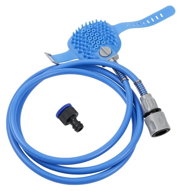 Douchette pour chien ABS et poly&eacute;thyl&egrave;ne bleu &Oslash;3cm