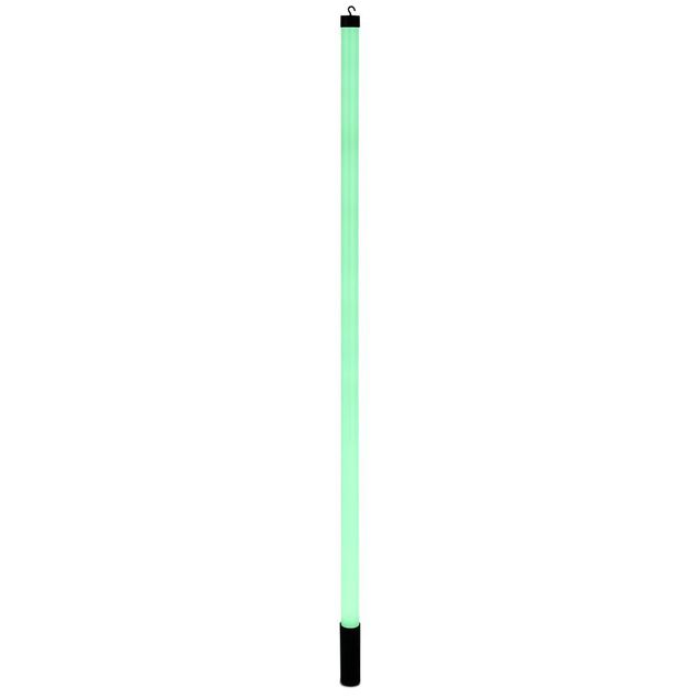 Tube néon LED vert plastique Ø3,3xH116cm