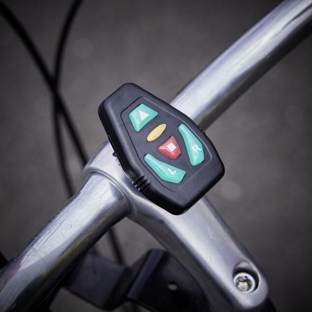 Gilet signalétique LED vert et noir