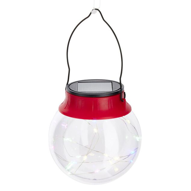 Suspension solaire 20 microLED blanc froid &Oslash;10cm
