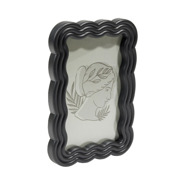 Cadre photo plastique vague 12x17cm pour photo 10x15cm (3 modèles)