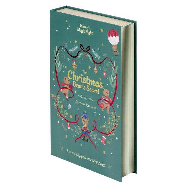 Bo&icirc;te livre de No&euml;l d&eacute;corative 17x27cm (2 mod&egrave;les)