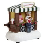 Stand vente de gourmandises lumineux Village de Noël