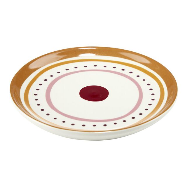 Vide-poche dolomite motif ethnique &Oslash;13cm (3 mod&egrave;les)