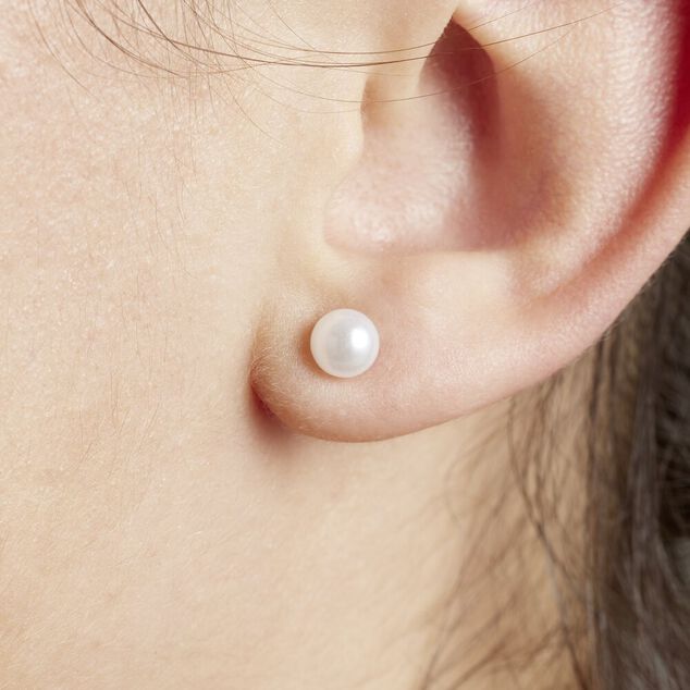 Paire de boucles d'oreilles femme puces x3 en métal Ø1cm (3 modèles)