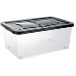 Box dessous de lit gris 45L