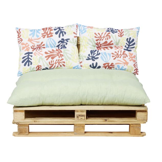 Coussin palette x3 vert