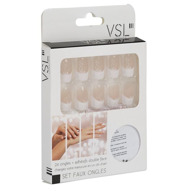 Kit de faux ongles motif fleur