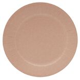 Lot de 10 assiettes en carton Ø18cm rose