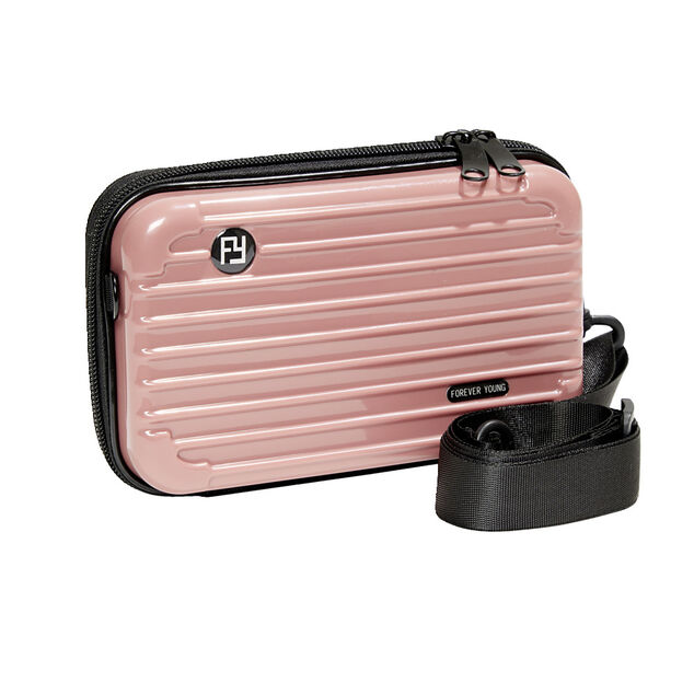 Sac &agrave; main valise avec bandouli&egrave;re amovible noir 18x7xH11cm