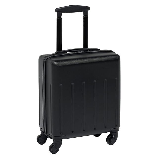 Valise cabine Low Cost 4 roues noir 36x20xH45cm