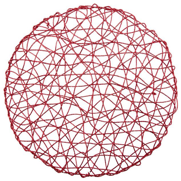 Set de table en fil rouge