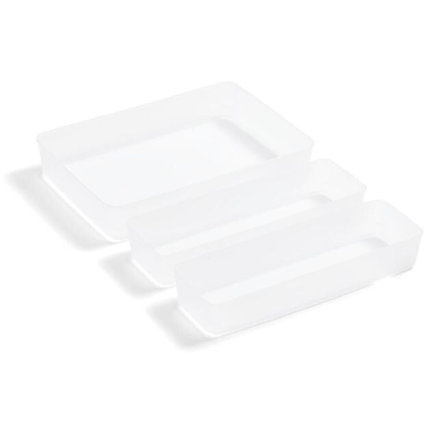 Lot de 3 bo&icirc;tes de rangement pour tiroirs