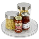 Plateau rotatif en plastique transparent - &Oslash;29,4xH4cm