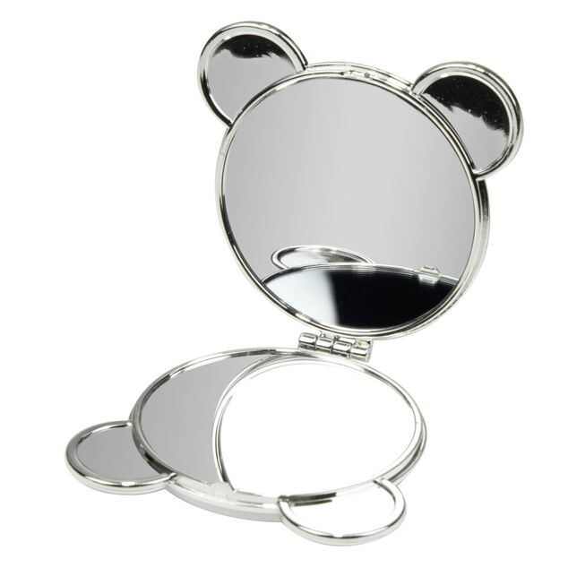 Miroir de poche kawaii panda noir et blanc &Oslash;7,2cm