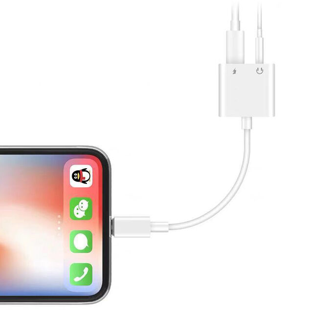 Adaptateur Lightning et jack 2 en 1