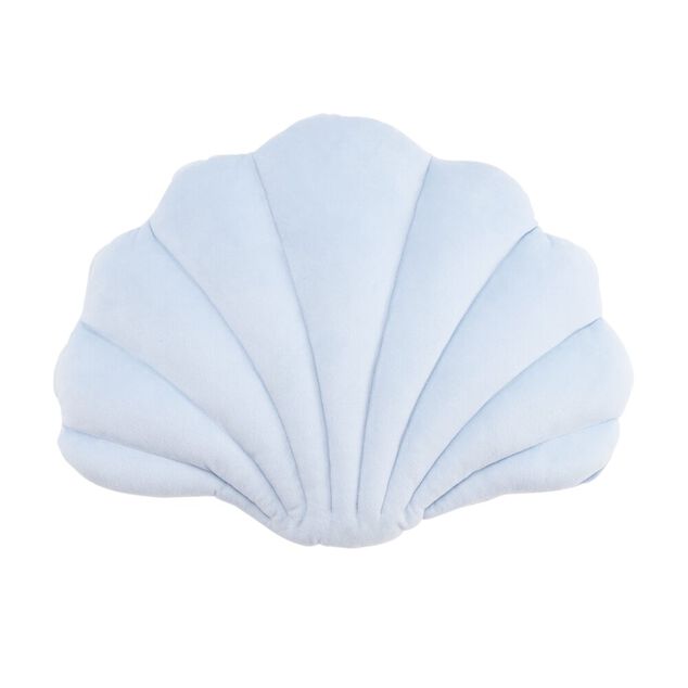 Coussin coquillage bleu 28x38cm
