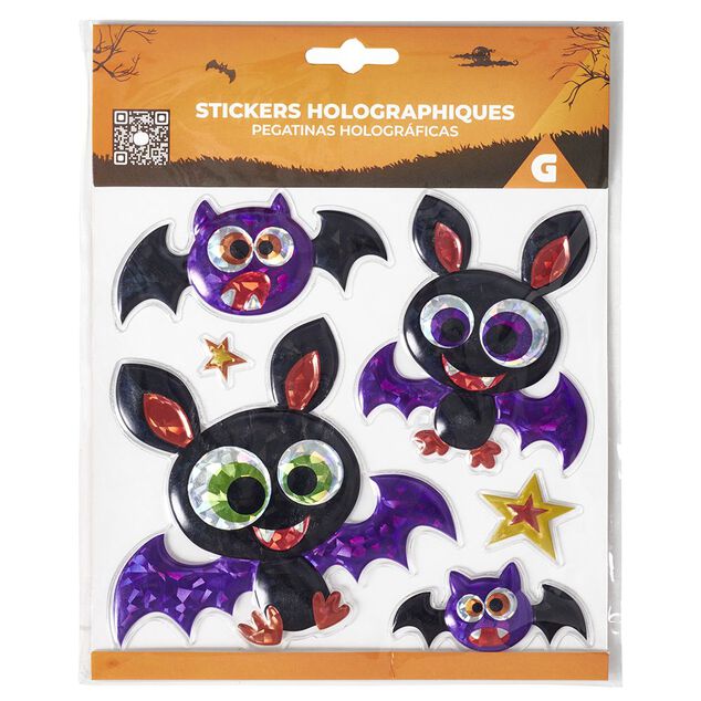Stickers holographiques Halloween