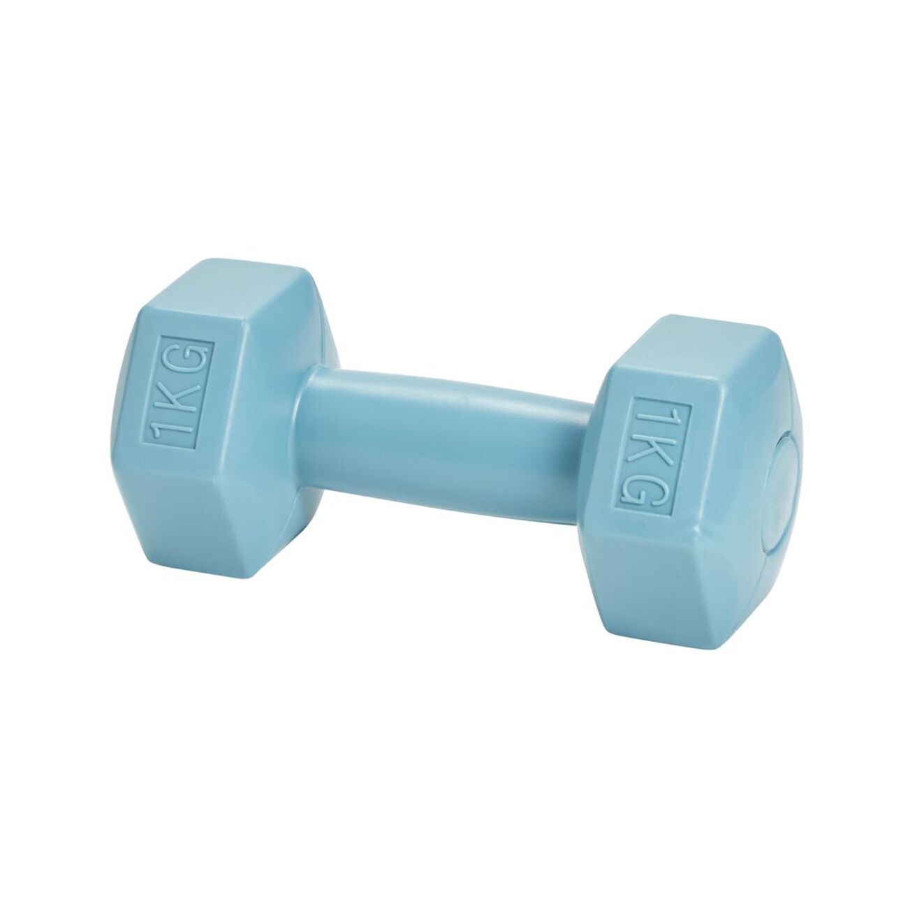 Paires d'haltères Drumfit 400 DoubleNeo bleu clair pour le fitness