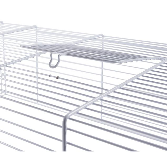 Cage pour rongeur avec 4 accessoires L46x29,5xH23cm