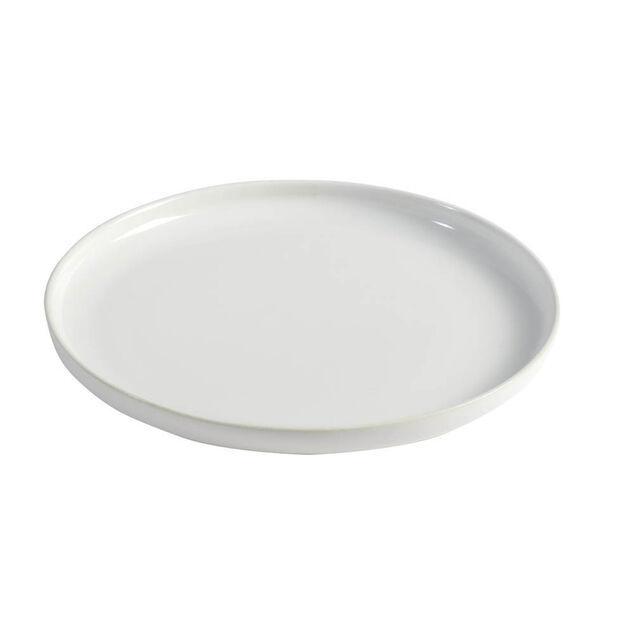 Assiette &agrave; dessert ronde Oslo blanche &Oslash;19cm