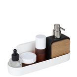 &Eacute;tag&egrave;re plastique avec ventouse L28cm (2 mod&egrave;les)