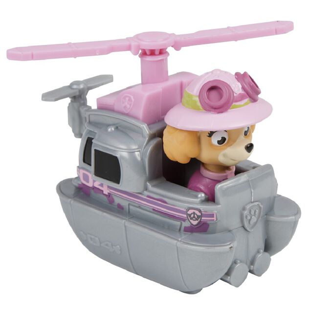 V&eacute;hicule secours mini PAT PATROUILLE en plastique