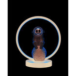 Lampe cercle lumineux avec astronaute 20x12xH22cm