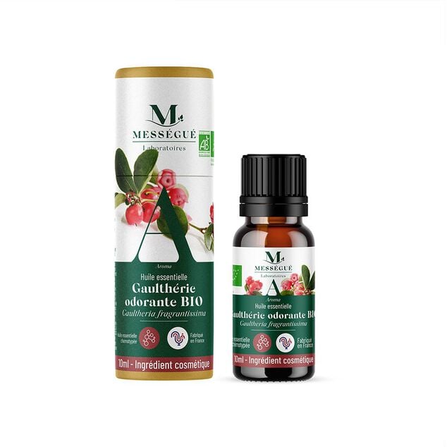 Huile essientielle gaulth&eacute;rie odorante bio Mess&eacute;gu&eacute; 10ml