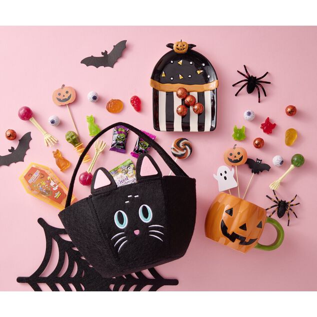 Mug Halloween 40cl citrouille c&eacute;ramique orange