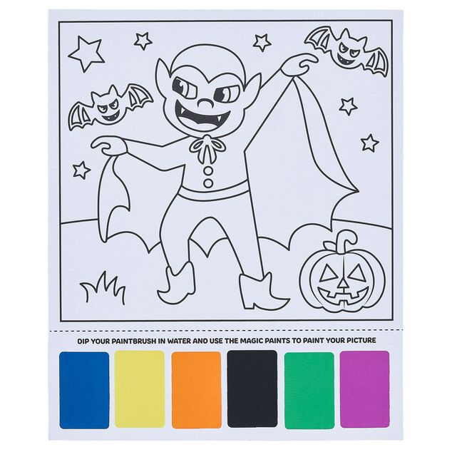 Peinture magique motif Halloween