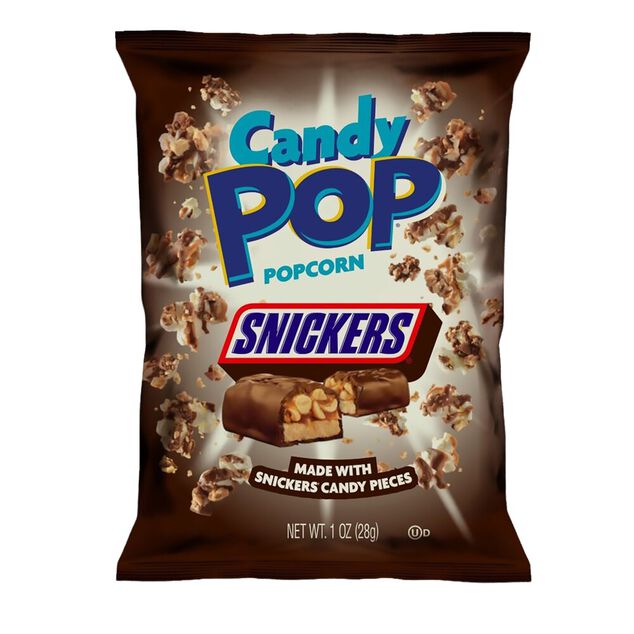 Pop corn snickers mini Candy Pop 28gr
