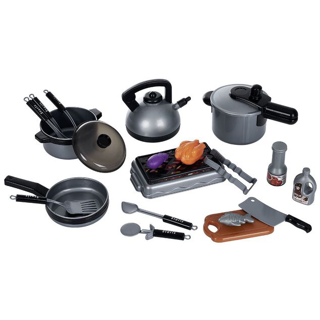 Dinette batterie avec ustensiles de cuisine Storiz 19 pi&egrave;ces