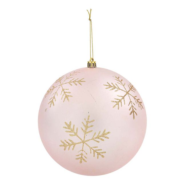 Boule de No&euml;l blanche et dor&eacute;e x 32