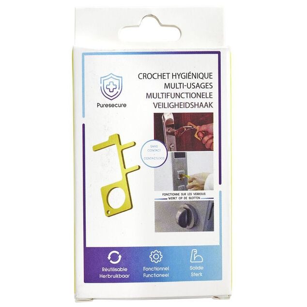 Crochet hygi&egrave;nique multi-usages plastiquel (3 mod&egrave;les)