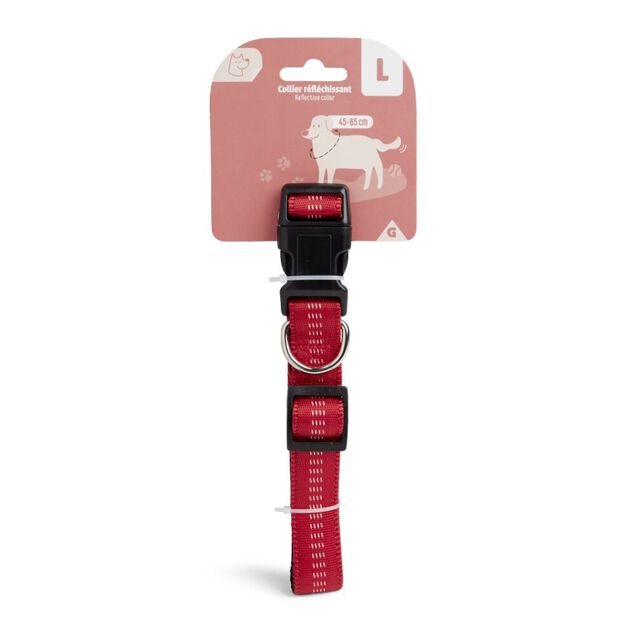 Collier r&eacute;flechissant pour grand chien - Taille L