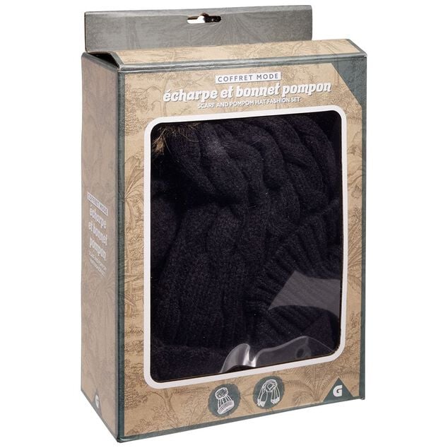 Coffret bonnet &eacute;charpe