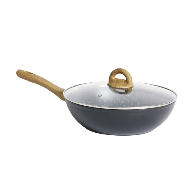 Sauteuse tous feux dont induction avec couvercle Ø28cm