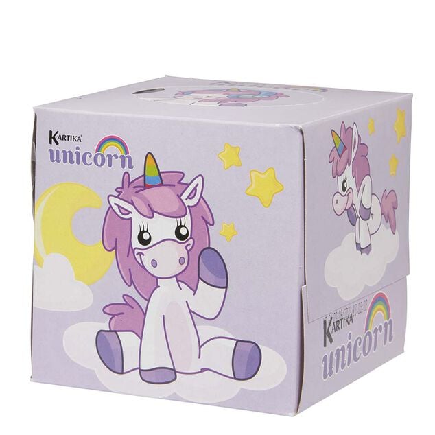 Boîte de 56 mouchoirs licorne