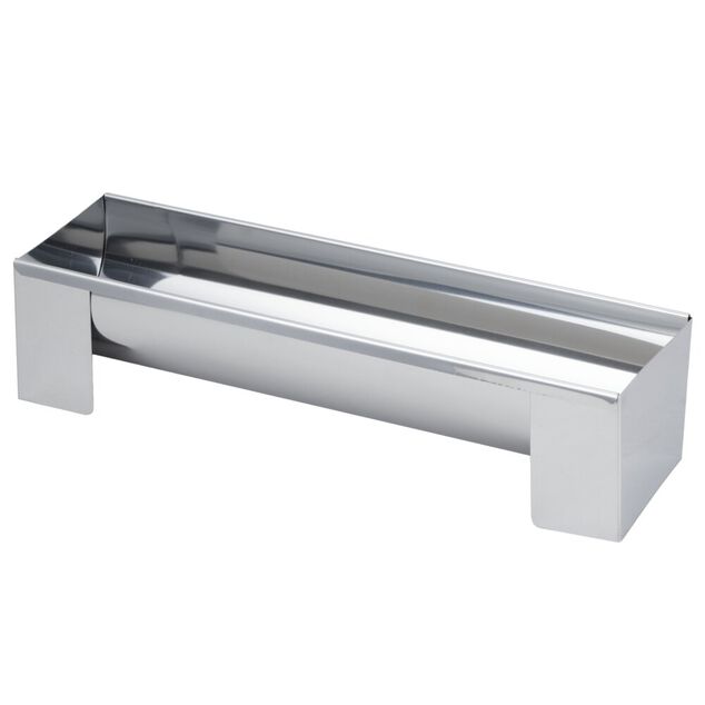 Moule &agrave; b&ucirc;che en inox d&eacute;tachable L30X9XH7 cm