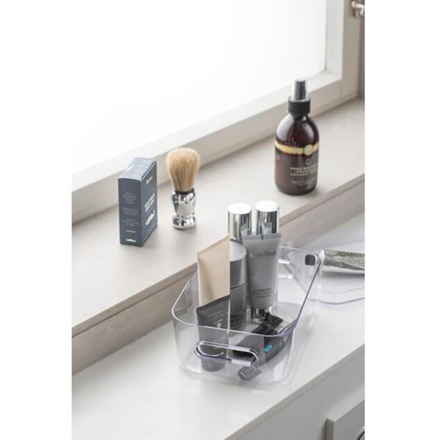 Bo&icirc;te de rangement en plastique transparent SmartStore Compact Clear S