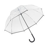 Parapluie canne automatique transparent L87cm