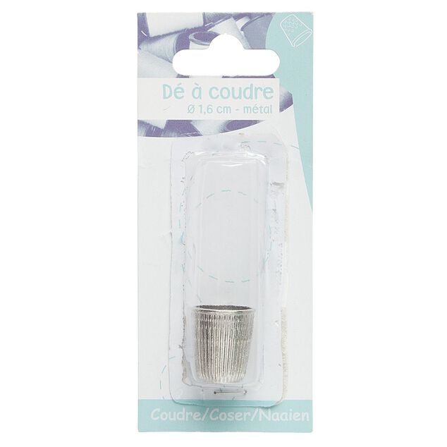 Dé à coudre métal Ø 18 cm