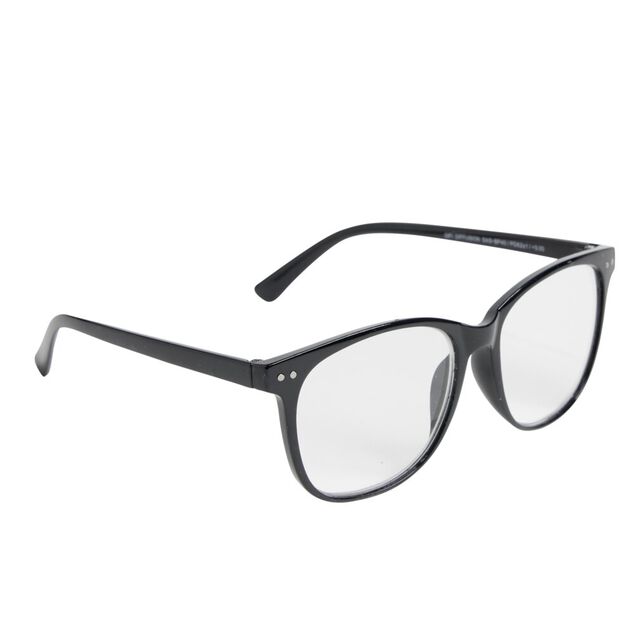 Lunette loupe de lecture en métal noir glossy 13,5x14xH4cm