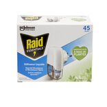 Diffuseur liquide antimoustique Raid avec recharge 45 nuits 32ml