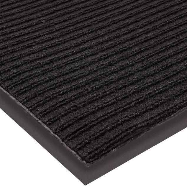 Tapis antipoussi&egrave;re antid&eacute;rapant noir 160x60cm