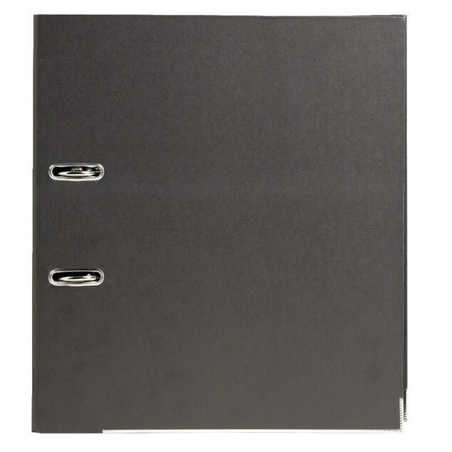 Classeur &agrave; levier dos 8cm noir 28x32cm