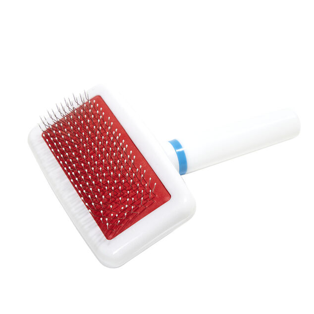 Brosse pour animaux d&eacute;m&eacute;lante m&eacute;tal avec picots