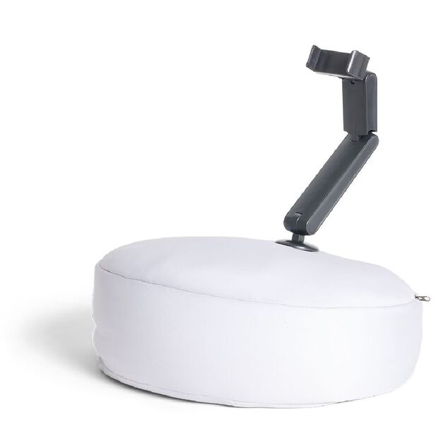 Coussin ergonomique avec support porte-téléphone